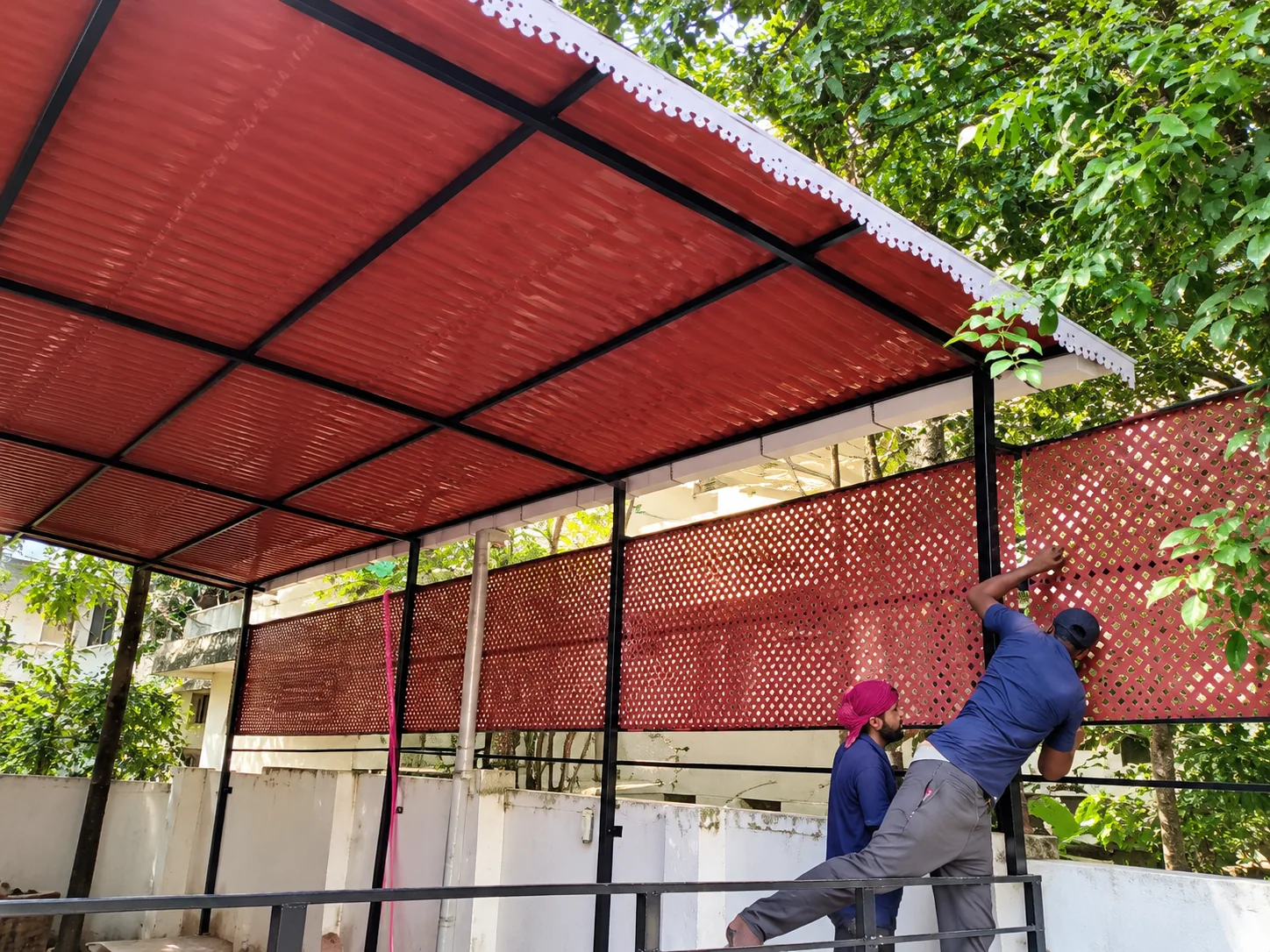 Roof Connect installation work at Anna Nagar