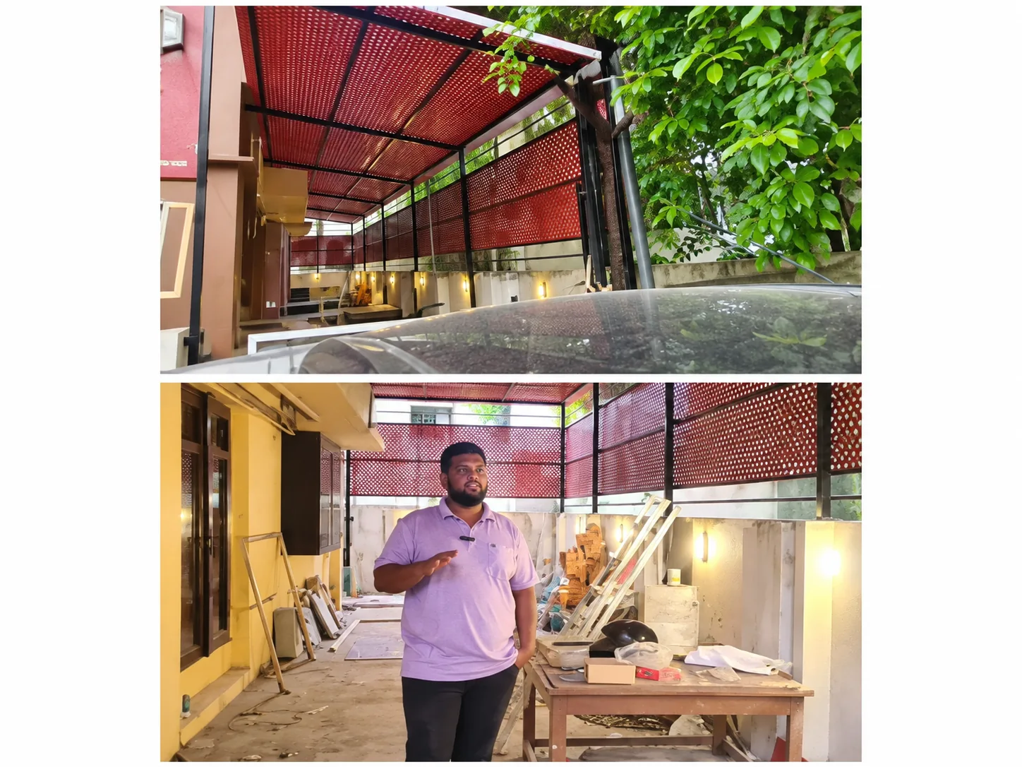 Roof Connect lattice roofing at Anna Nagar